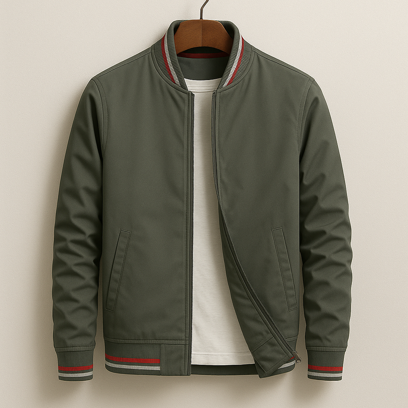 Henri™ - Tyylikäs Rento Bomber-Takki