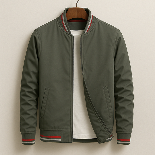Henri™ - Tyylikäs Rento Bomber-Takki