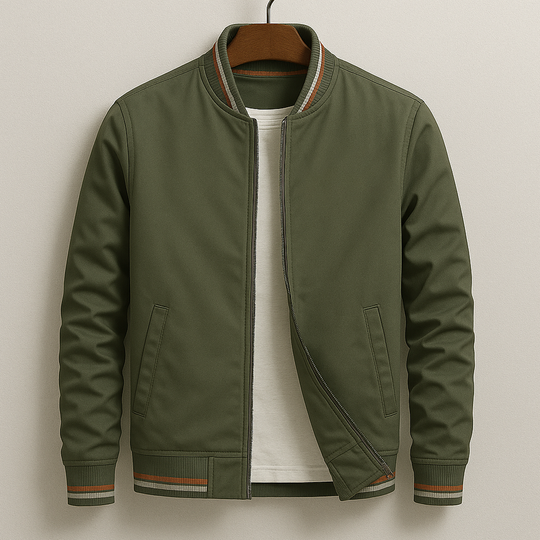 Henri™ - Tyylikäs Rento Bomber-Takki