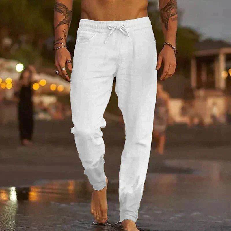 Jari™ | Rantahousut Pellavasta
