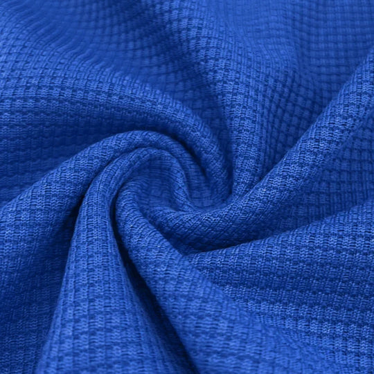 Rami™ - Vaffelstrikket Polo T-paita miehille – Lyhythihainen V-kaulus