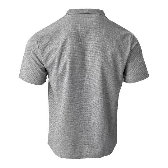Rami™ - Vaffelstrikket Polo T-paita miehille – Lyhythihainen V-kaulus